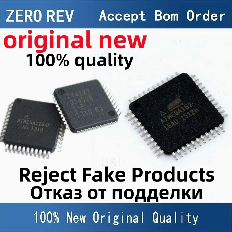 5-10Pcs 100% New free delivery ATMEGA1284P-AU ATMEGA1284PAU ATMEGA162-16AU ATMEGA16216AU TQFP44 MCU Brand new original chips ic