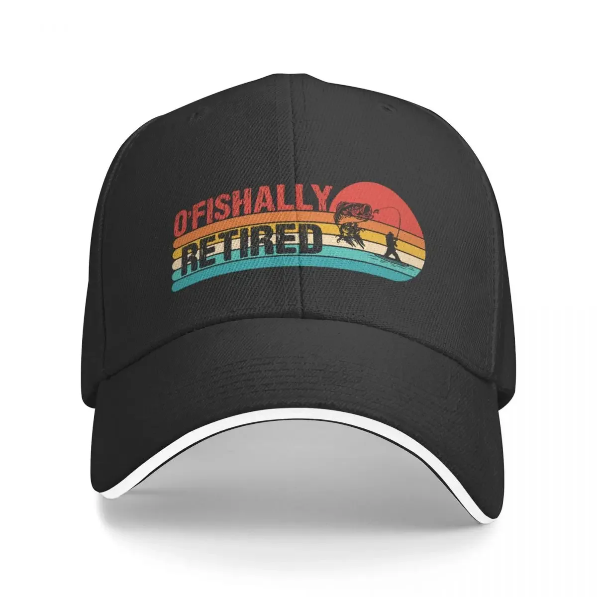 O'Fishally Retired 2022 Fishing Retirement Cap Baseball Cap Rugby trucker hat Man hat Women's