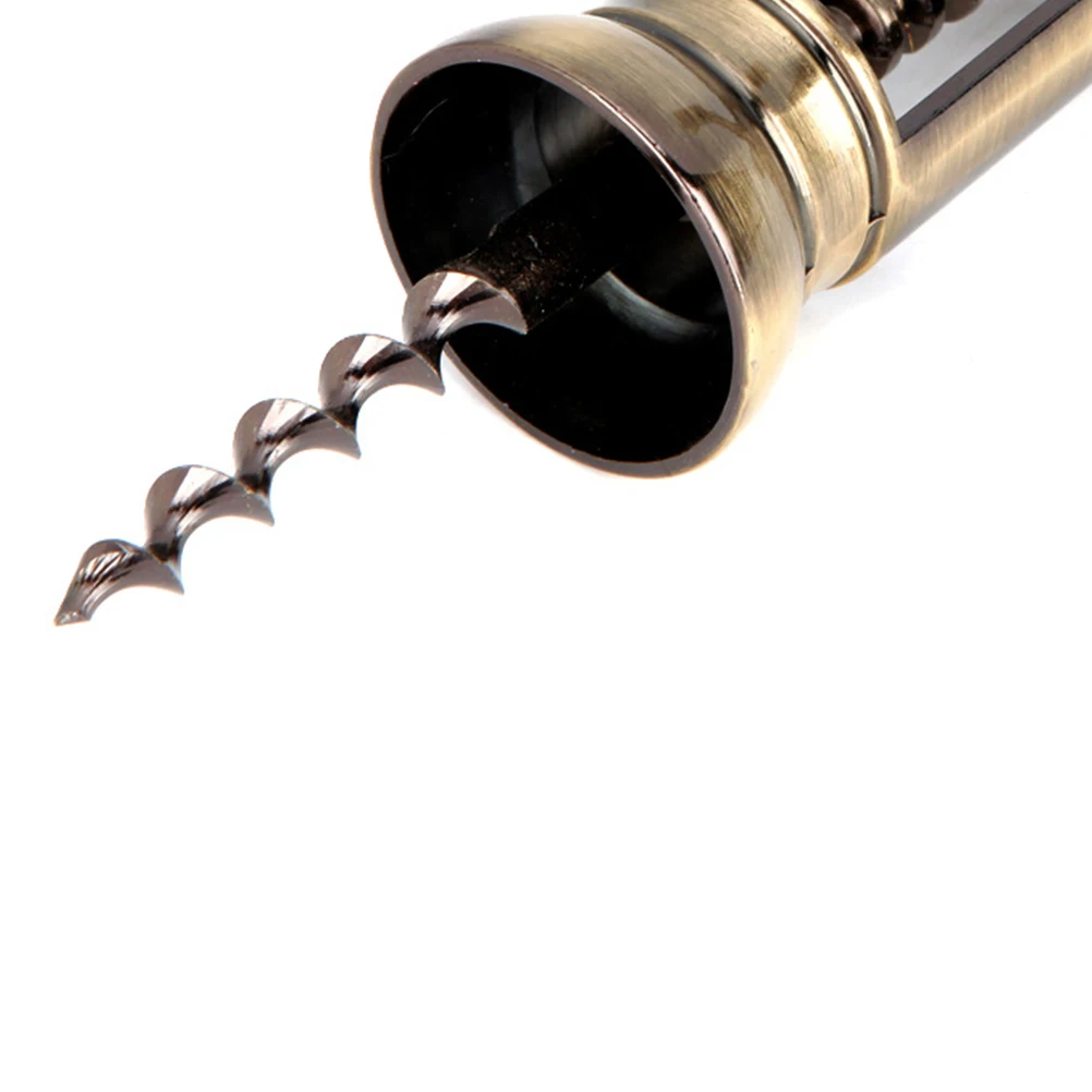 

Red Solid Zinc Alloy Corrosion Resistant Labor-Saving Corkscrew for Home Kitchen Bar Restaurant Red Bottle Opener