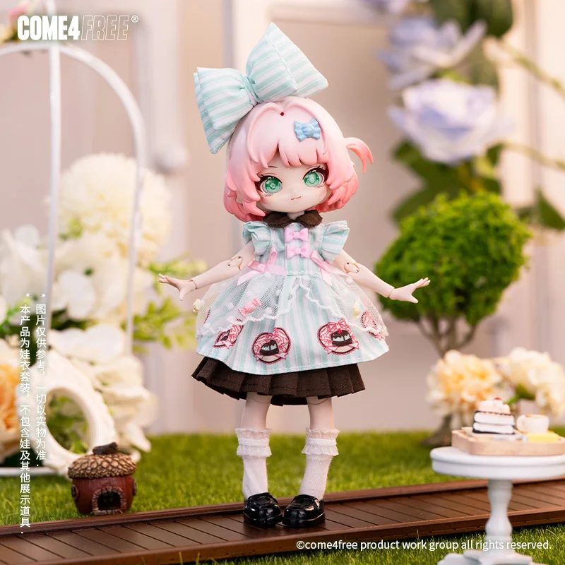 

COME4FREE Dessert Series Peppermint Manbowa OB11 Кукла BJD Юбка Винтажный стиль Кукольная одежда для коллекционных фигурок