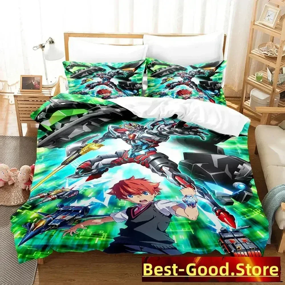 

Anime SSSS.GRIDMAN Bedding Set Boys Girls Twin Queen Size Duvet Cover Pillowcase Bed Kids Adult Fashion Home TextileCustomizable
