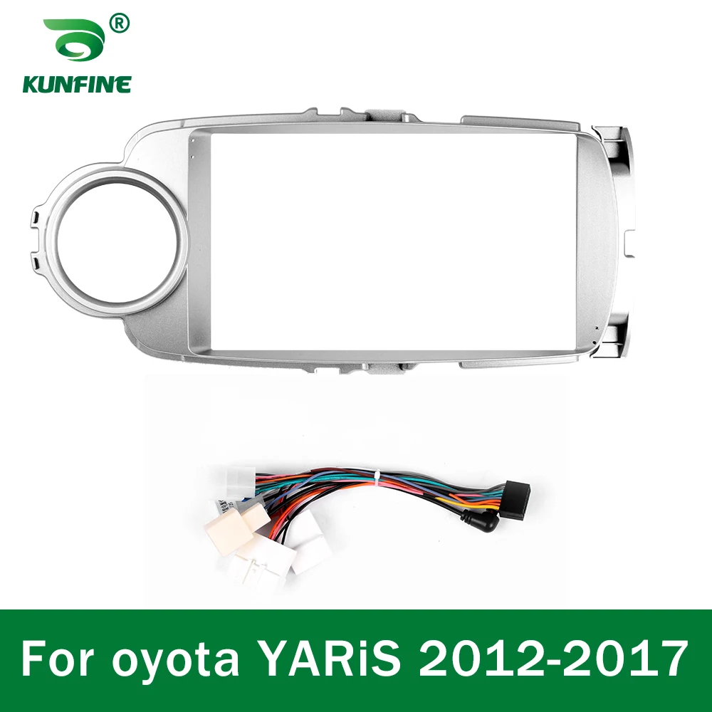 Car GPS Navigation Stereo For Toyota YARiS 2012 - 2017 Radio Fascias Panel Frame Fit 2Din 9 inch In Dash headunit screen