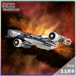 MOC-185671 Swift Muunilinst Dropships Building Blocks Space Shuttleship Assembly Model Set High-tech Bricks Toy Kids Gift