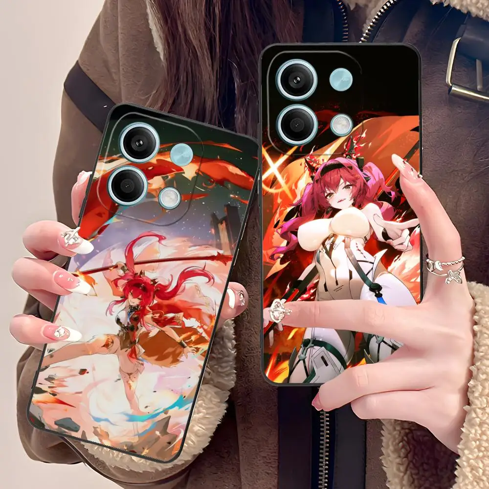 

Чехол для телефона Wuthering Waves Lupa для POCO M6 M5 M4 M3 X7 X6 X5 X4 X3 F6 F5 F4 Pro GT 5G с цветным принтом, защитный чехол Pretty