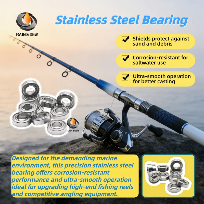 10PCS Stainless Steel SMR74 ABEC-9 4X7X2 4x7x2.5 Ball Bearing 625 605 606 607 693 694 695 696 697 698 699 683 684 687 689 688