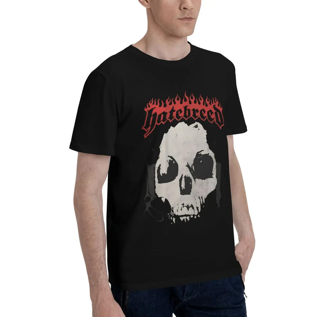 Hatebreed Driven By Suffering 100% Cotton Casual Breathable Confortable Man Men's Clothing Deals Clothes Men