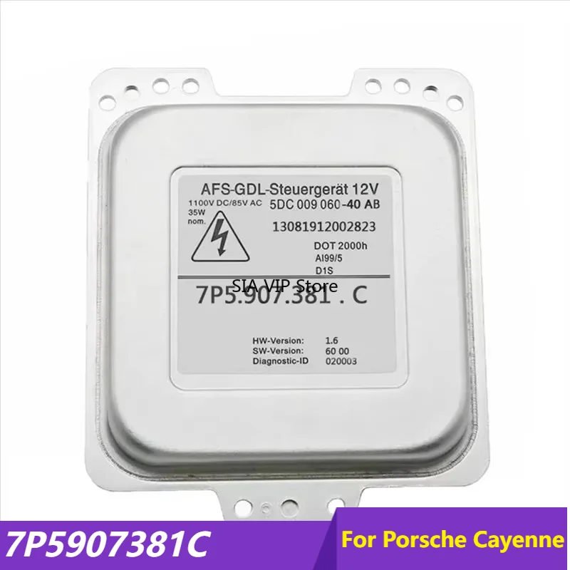 

For Porsche Cayenne 2011-2013 7P5907381C 95861838101 NEW Xenon Head Light Lamp Ballast Module Automotive Parts Accessories