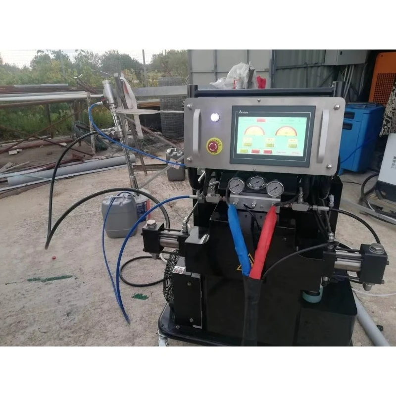 Polyurethane Foam Sprayer Pressure Monitoring Polyurea Spray Machine For Industrial Pipeline Anti Corrosion Coating
