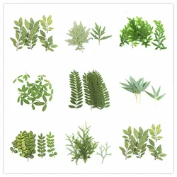 60X Pressed Dried Many Kinds Leaves Leaf Plants Herbarium For Jewelry Postcard Phone Case Invitation Card Bookmark DIY