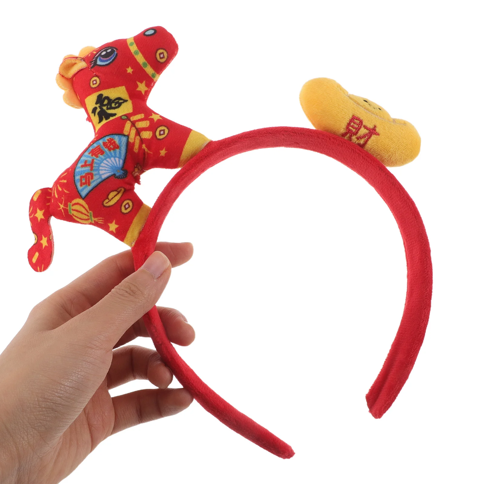 

Festive Horse Headband 2026 Chinese New Year Eve Party Accessories Holiday Hair Accessories Year of Horse Celebration Props