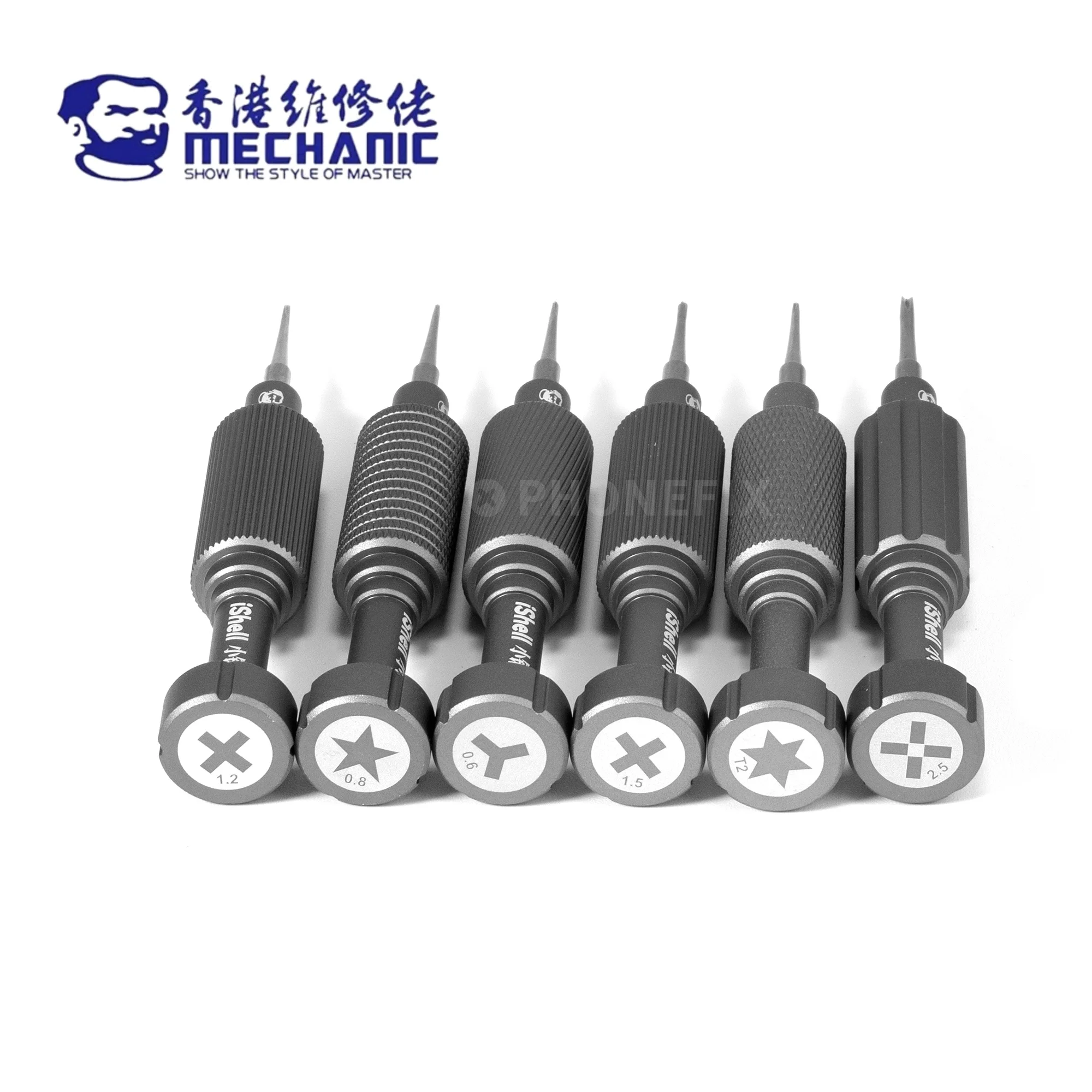 MECHANIC Präzisions-Schraubendreher-Set mit hoher Härte, Pflaumenblüten-Kreuz-Torx T2 Y0,6 Pentalobe Phillips für iPhone-Demontagewerkzeuge, Elektronik, Telefon, Uhr, Tablet, Reparatur, Öffnungswerkzeug – Detail 3
