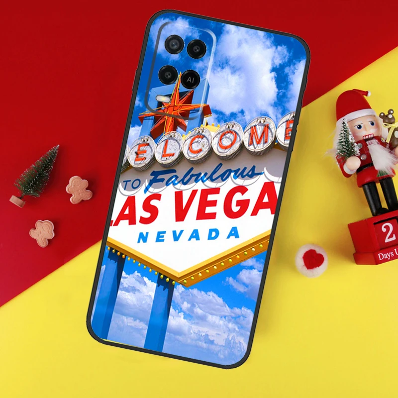 Las Vegas Sign Rome For OPPO A79 A57 A77 A5 A9 A53S A52 A72 A96 A76 A16 A54 A74 A94 A38 A58 A78 A15 A17 Case