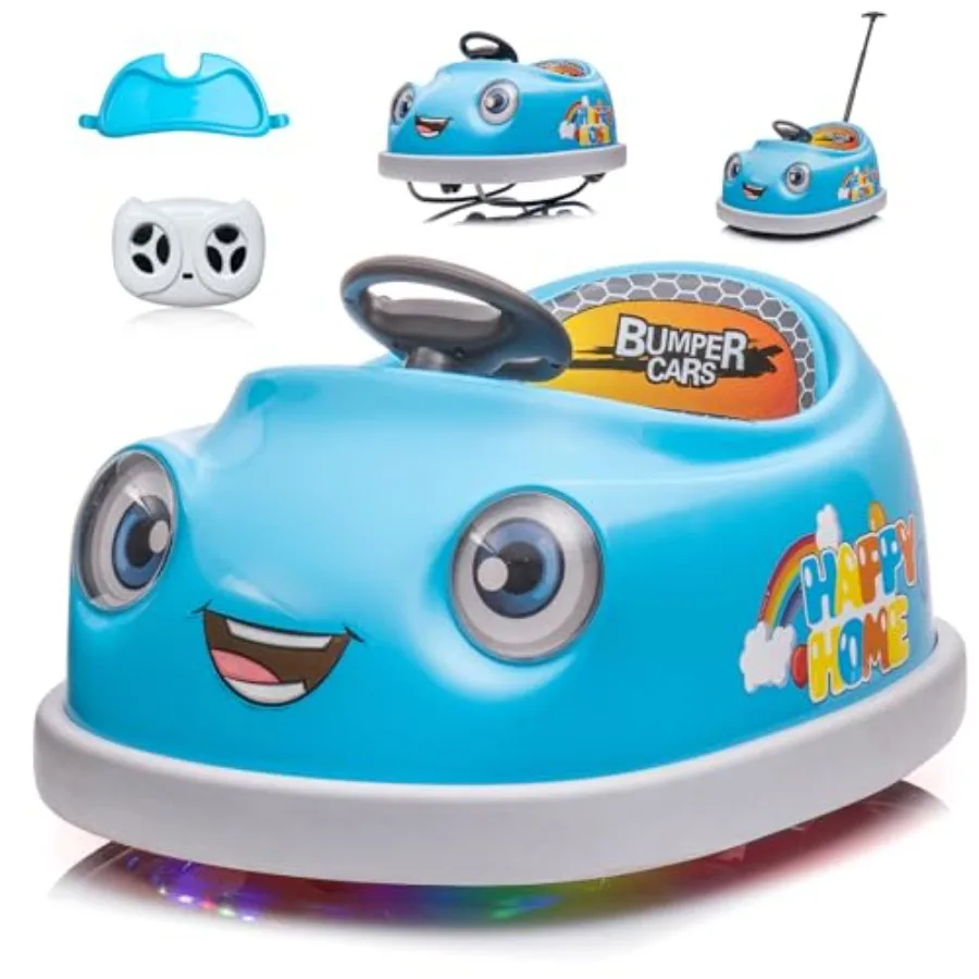 

Детские электрические машинки-бамперы на двух аккумуляторах 12В для малышей 1-3 лет, с пультом управления, для девочек и мальчиков 1, 2, 3, 4 лет, с функцией вождения.