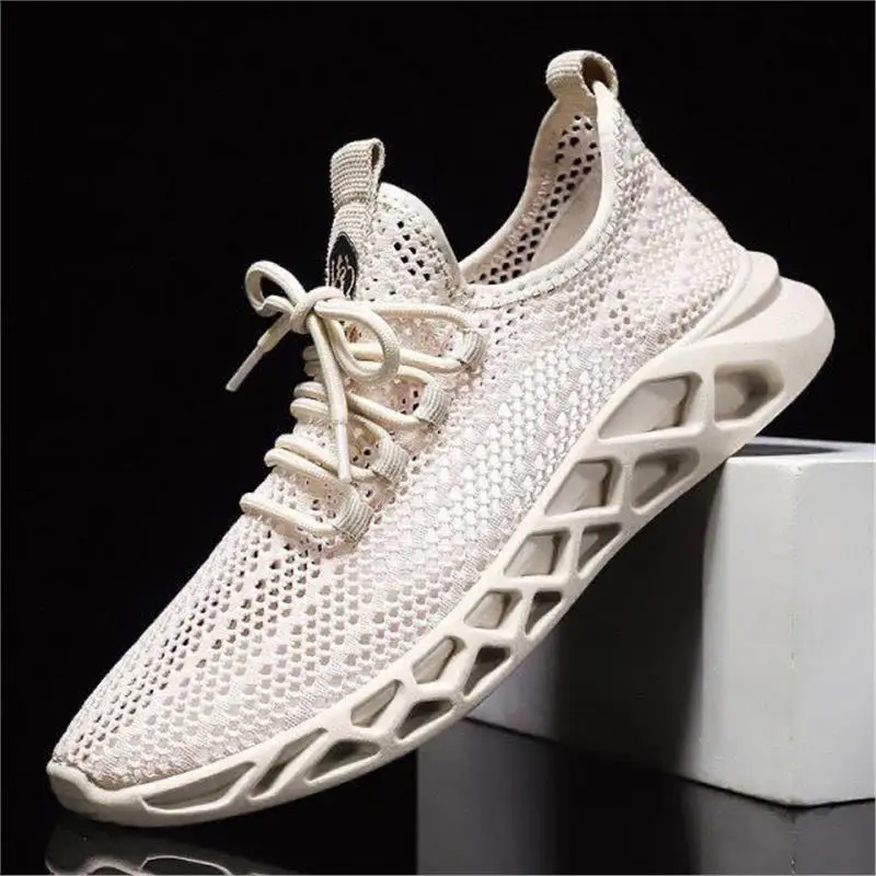 Men's Breathable Casual Sports Shoes  New Style Spring Summer Autumn Korean Version Mesh Hollow out Trendy Footwear