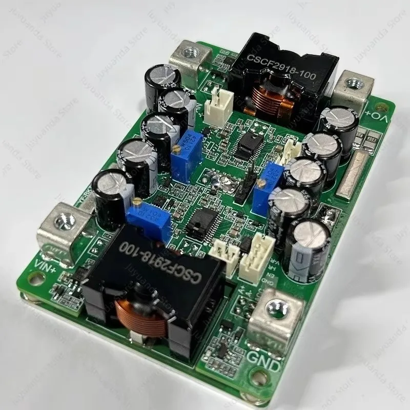 DC Auto Buck Boost Power Supply 50A 12-55V, Adjustable CV CC Vehicle Charger for RV Camper Battery