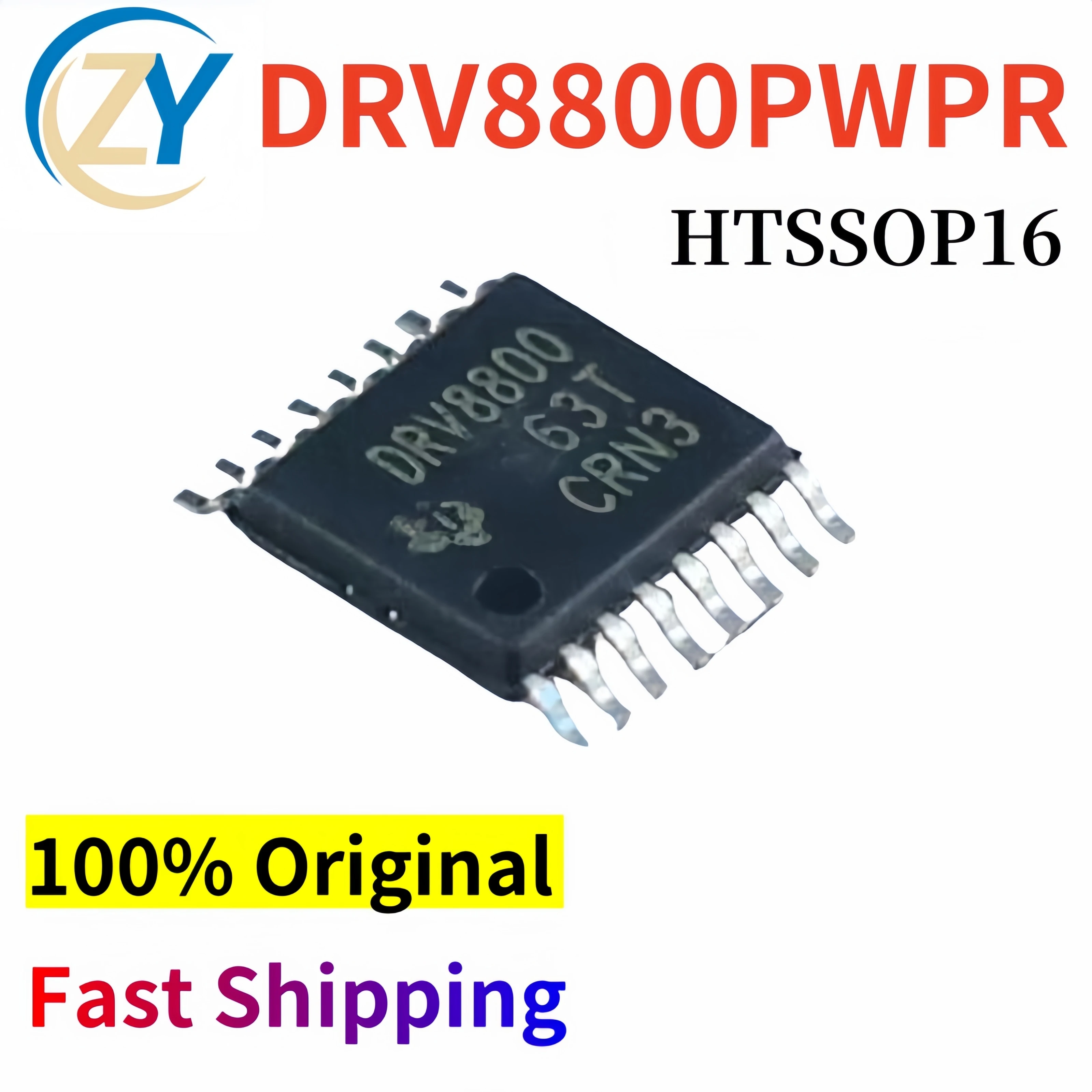 (5pcs) DRV8800PWPR Drivers DRV8800 HTSSOP-16 8V-36V 100% Original New & In Stock