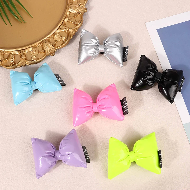 6 Styles Multi Color Sweet Style Cute Bow Shoe Accessories DIY Fashion Elegant Shoe Charms For Sandals Shoe Buckle Decorations