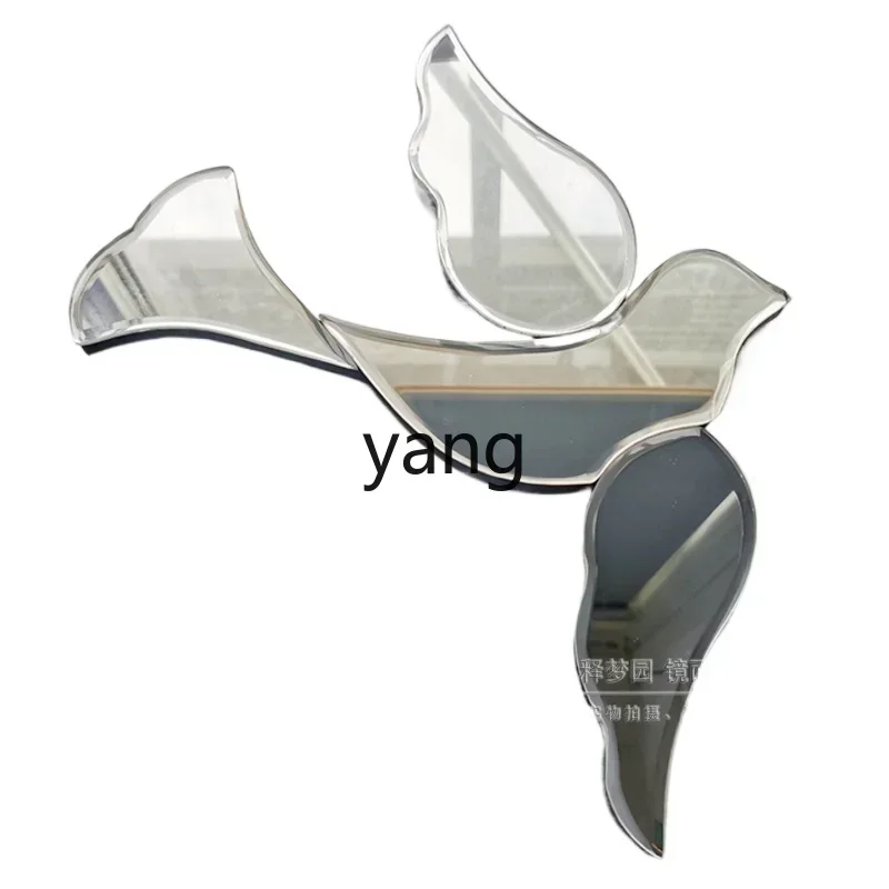 

LH personalized creative bird peace dove mirror home jewelry wall decoration