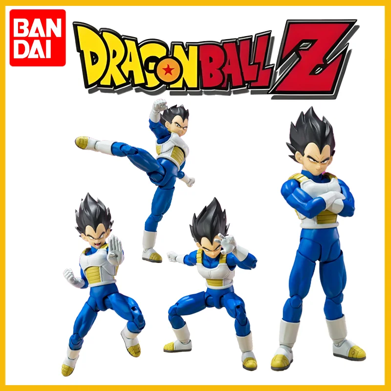 

Оригинальная коробка Bandai SHF DRAGON BALL VEGETA DAIMA, фигурка, готовая модель, комплект аниме, полная экшн-игрушка, подарки для детей, в наличии, SOLIDIER