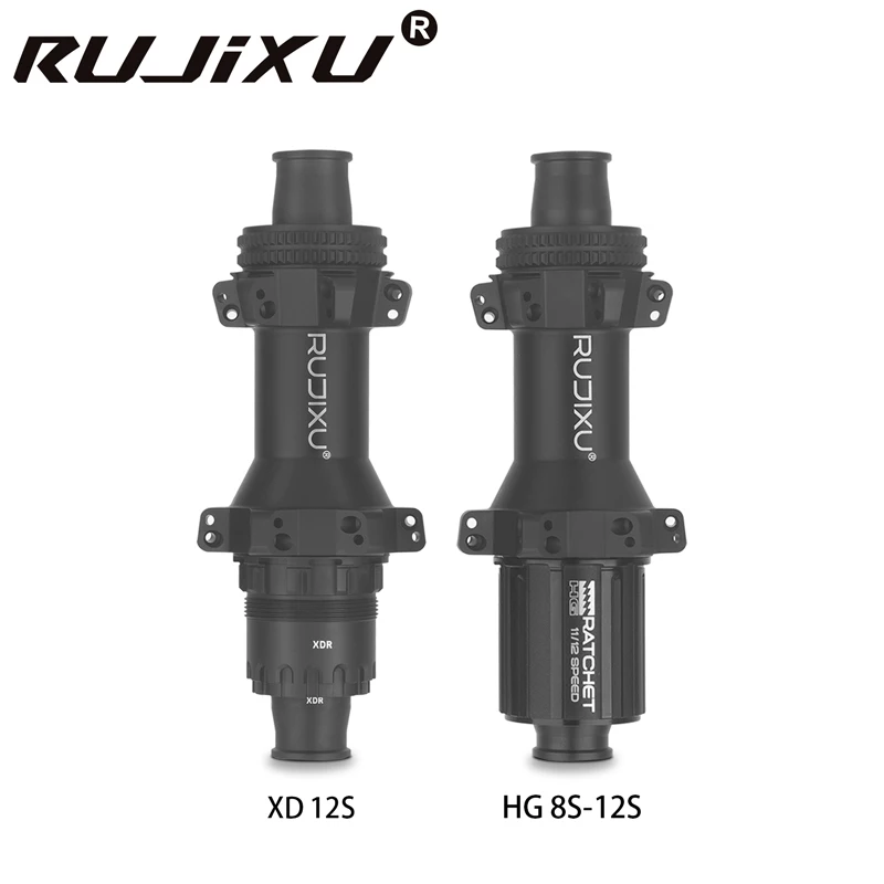 Lock Center RUJIXU Road Bike Disc Brake 36T Star Ratchet Hub  DT Straightpull 24Hole Maza Ultralight Bicycle Thru Axle