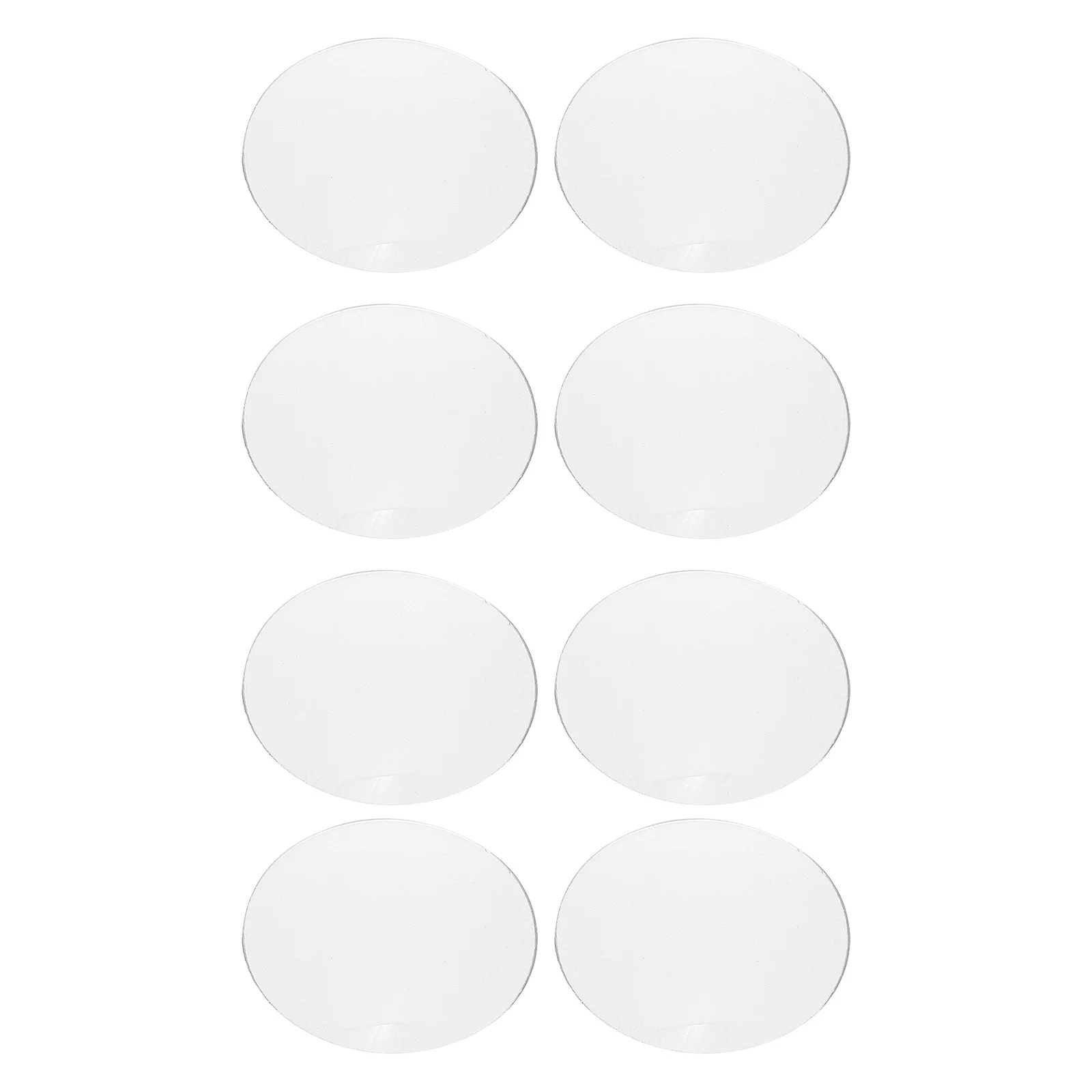 10 قطعة ساعة التبخر الزجاج واضح جولة مختبر سطح طبق للكيمياء فئة العلوم تجربة غطاء تحميل الناقل