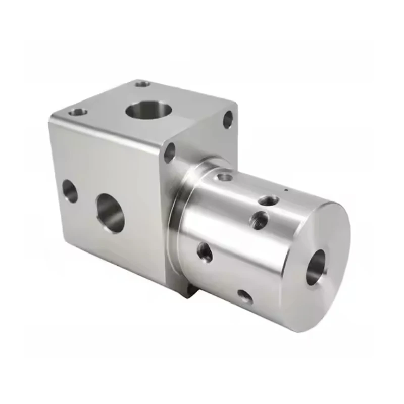 Custom CNC Machining Aluminum Guide Shaft Bracket