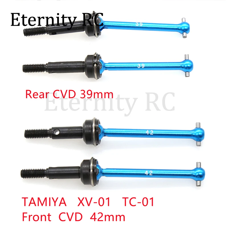 TAMIYA XV01 TC01 Aluminum Alloy Drive Shaft Front Rear CVD 54515 54516 For 1/10 RC Car XV-01 TC-01