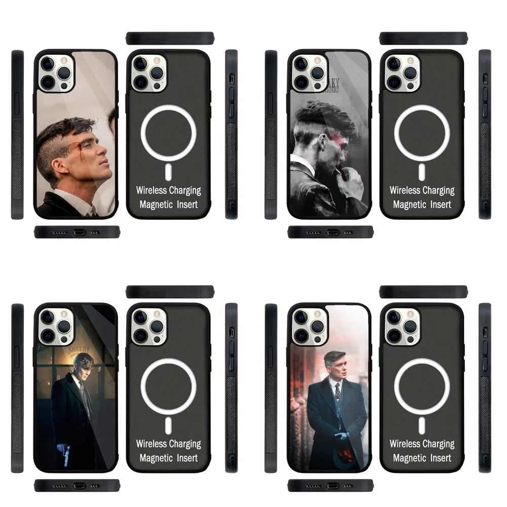 Thomas Shelby P-Peaky B-Blinders Phone Case Magnetic For IPhone 15,14,13,Pro,Max,Plus,11,12,Mini For Magsafe Wireless Charging