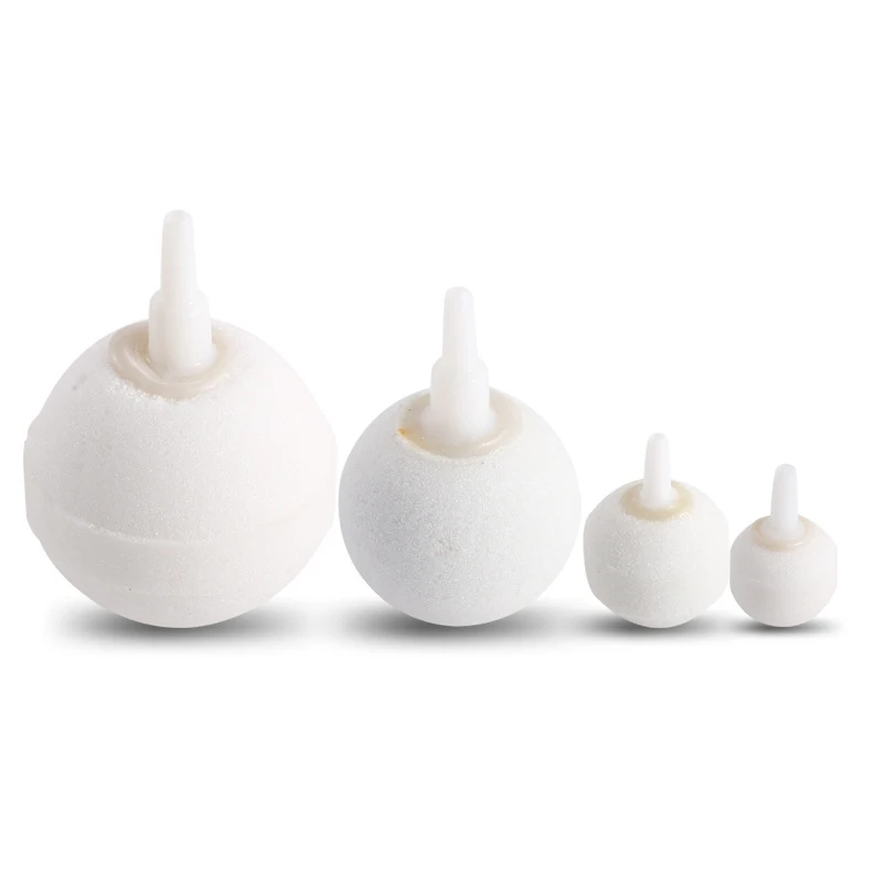 2cm/3cm/4cm/5cm akwarium biała bańka powietrzna kamień napowietrzający napowietrzacz pompa do akwarium hydroponiczna płyta tlenowa akcesoria biały