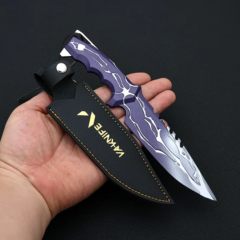 21CM Varro Peripheral Knife Full Metal Alloy Weapon Model Crafts Toy Home Accessories Knife Alloy Katana Swords Gift Toys