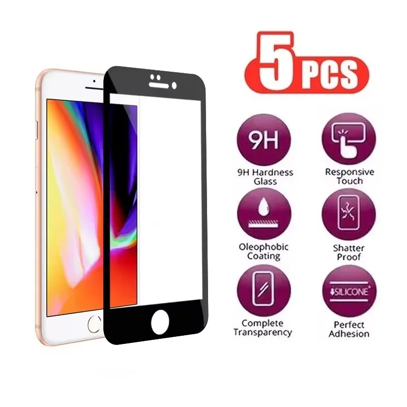 5Pcs Full Cover Tem…