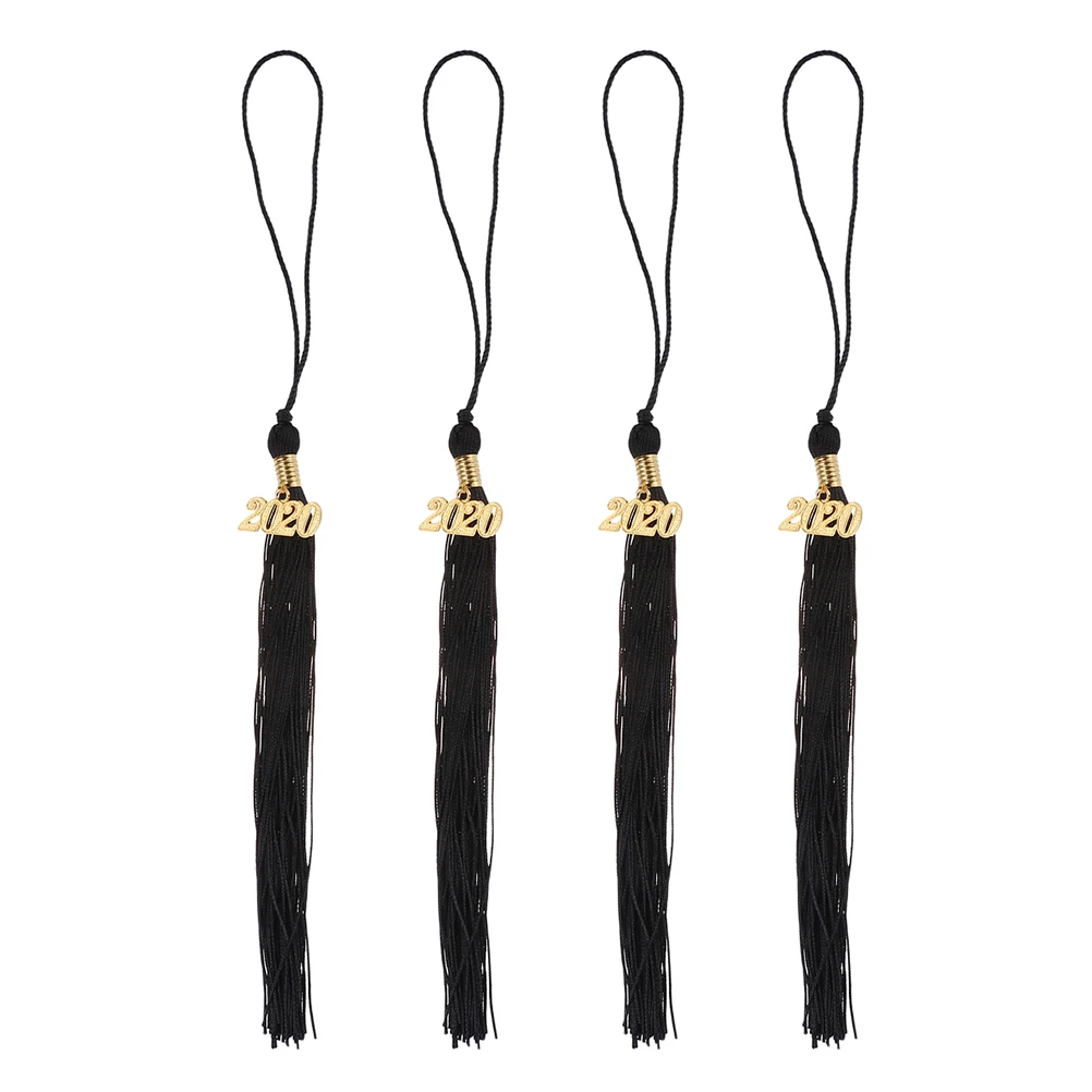 

4 Pcs Hat Tassels Decorative Hanging Graduation Party Supplies Ceremony Graduate Ceremony Tassel Keepsake Student Gifts
