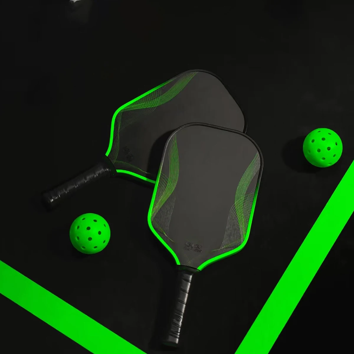 مجداف كرة المخلل الرغوي TFP الاحترافي - يتميز بتقنية الدفع الأساسية من ألياف الكربون Toray T800