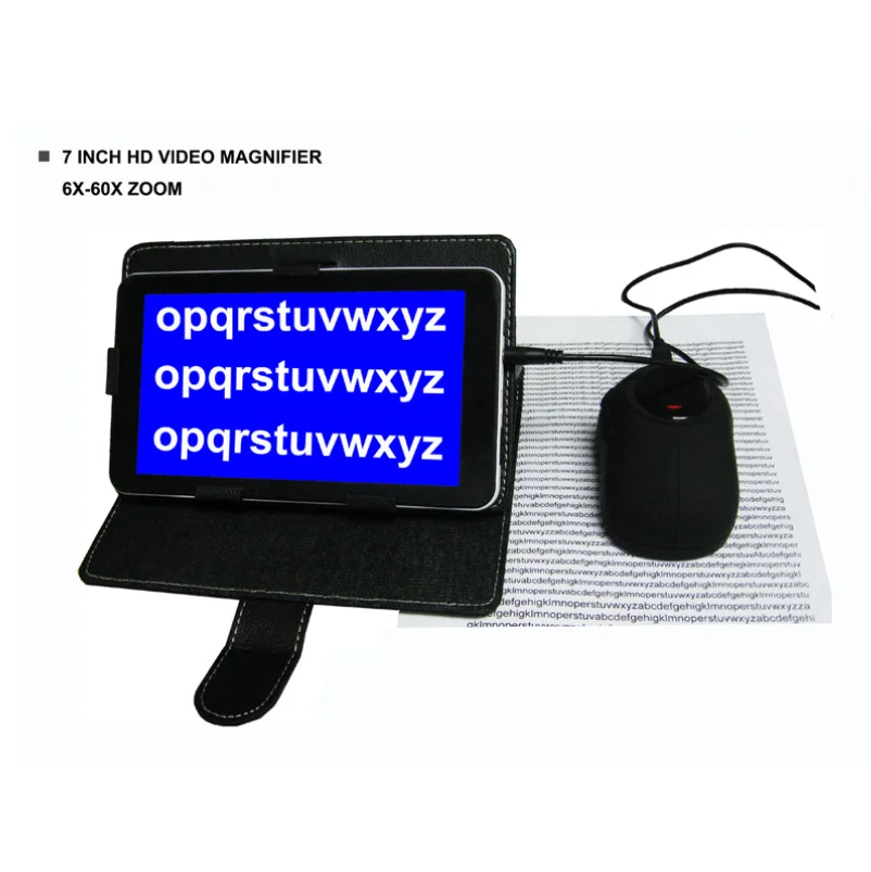 UM007 7 inch HD LCD Portable Electronic Magnifier Magnifying Glass for Low Vision Aids