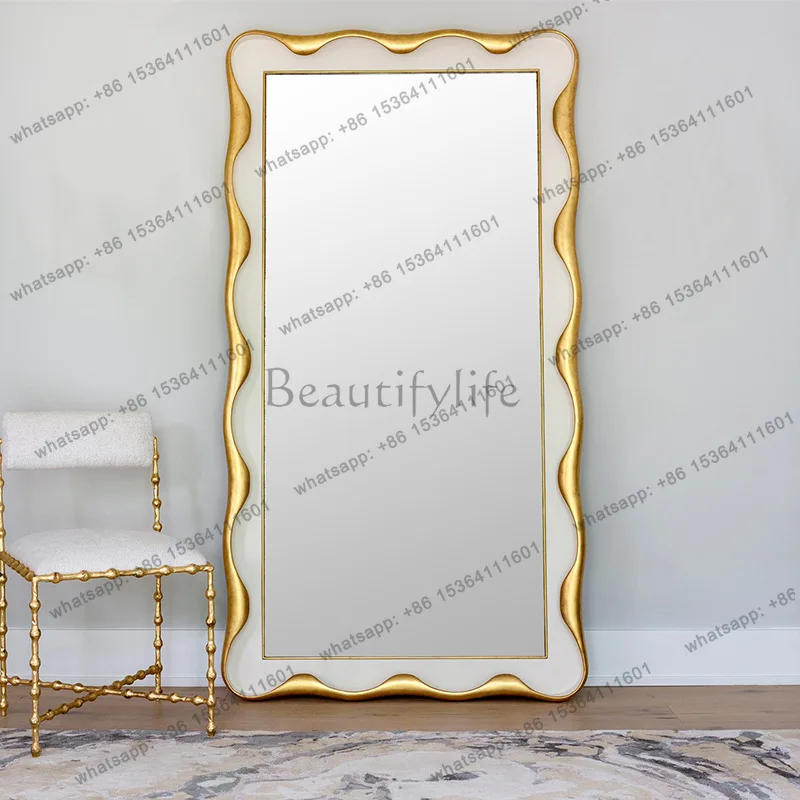 Jianou girl bedroom desktop dressing floor mirror clothing store wall hanging fitting mirror