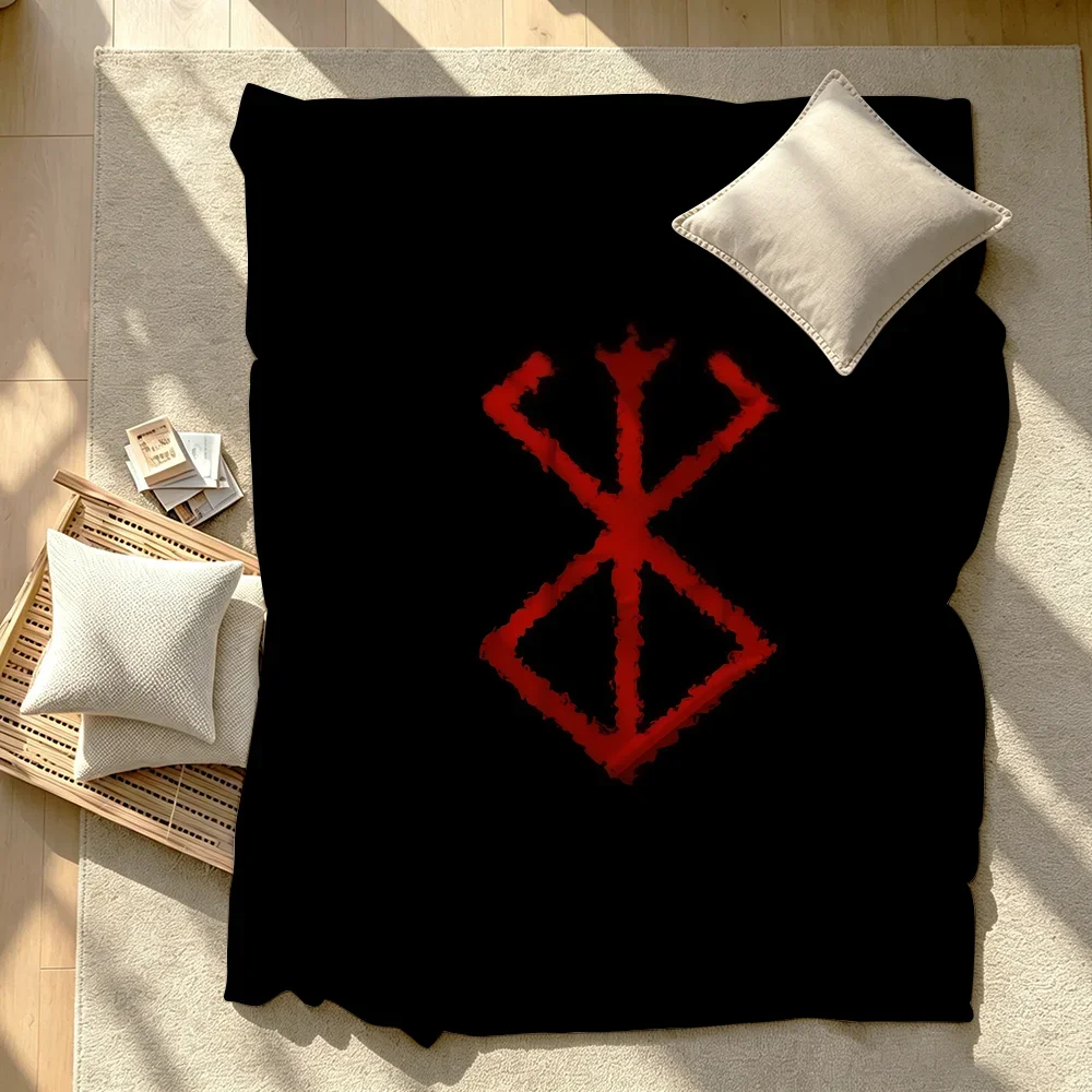 Anime B-Berserk Brand of Sacrifice Blanket Soft Warm And Thick Perfect For Bedroom Living Room Bed Sofa Camping Picnic Office
