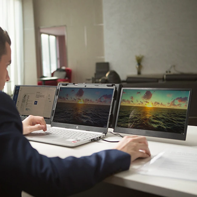 

Triple Laptop - 13.3" Type-C Screen Extender | Supports M1 Chip Laptops