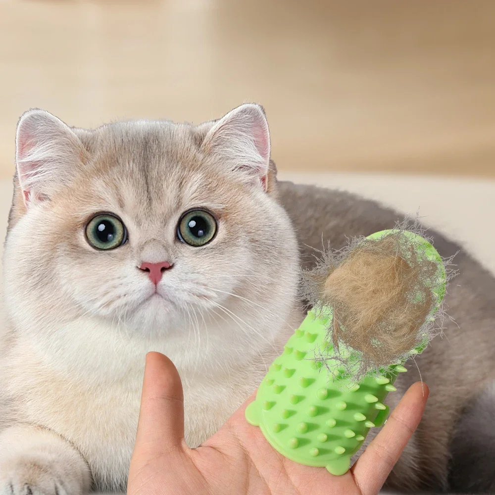 4/1PCS Pet Cat Scratching Rubbing Brush Cat Hair Removal Massage Comb Kitten Grooming Self Cleaning Wall Corner Scratcher Combs