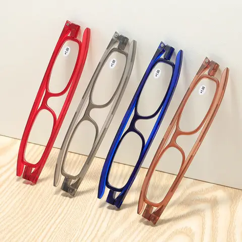 Lunettes de lecture classiques pliables pour hommes et femmes, verres presbytes rotatifs à 360 degrés, confortables et légères, nouvelle collection