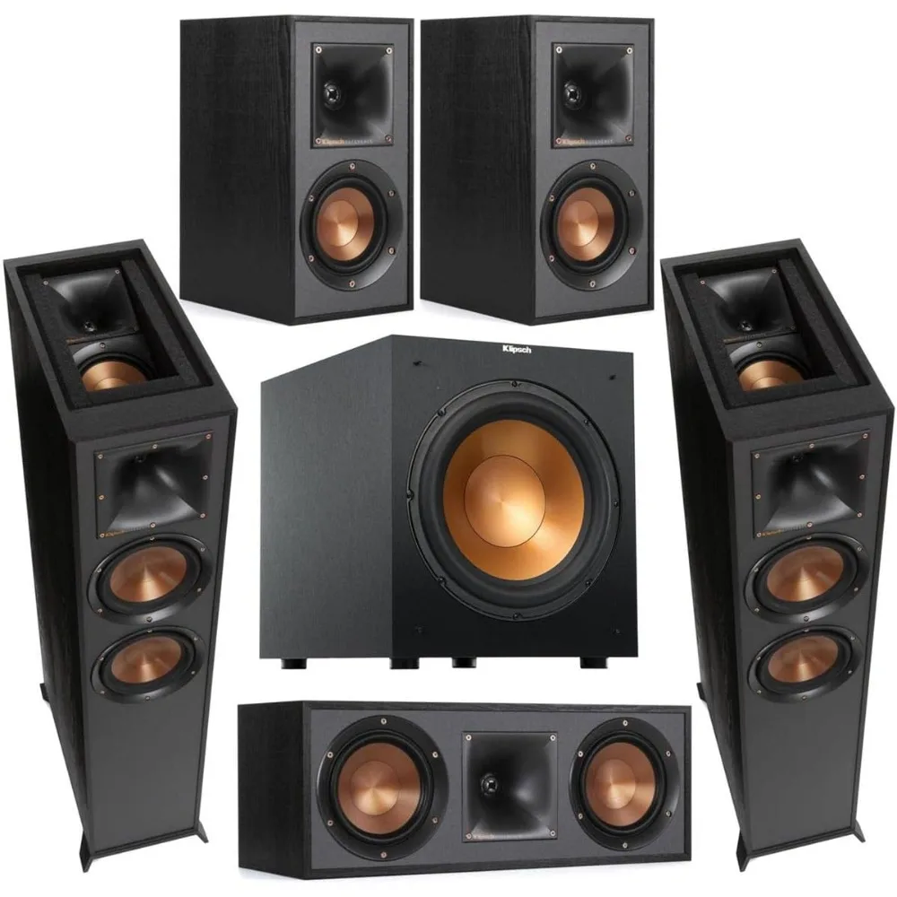 

Reference Series 5.1 Home Theater Pack with 2X R-625FA Floorstanding Speakers, R-52C Center Channel Speaker, 2X R-41M Bookshelf