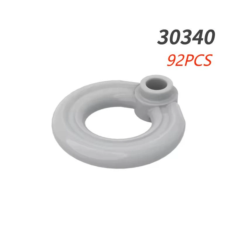 Assemble Building Blocks Toy Lifebuoy With Knob 30340 Bricks Part Utensil Flotation Ring 50g/92PCS Kit DIY Children Gifts