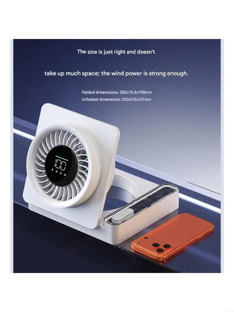 

Individual Fan Cooling Device with Strong Airflows Plastic Texture for Work