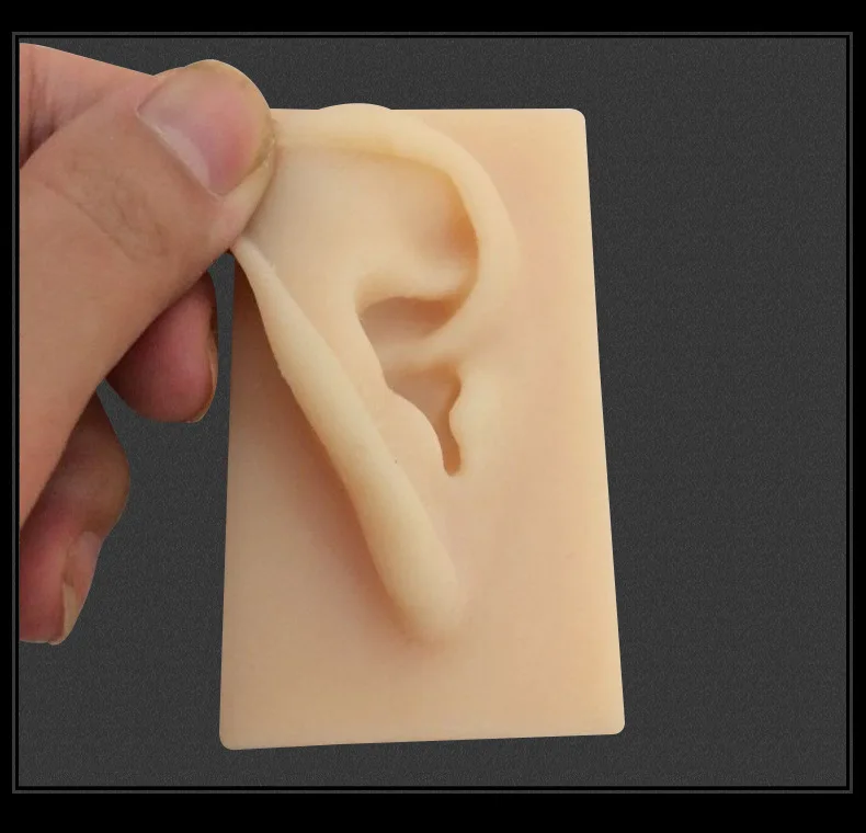 

Силиконовая модель уха, мягкая модель уха TPR, производители поставляют имитационные человеческие уши, реквизит для отображения слухового аппарата