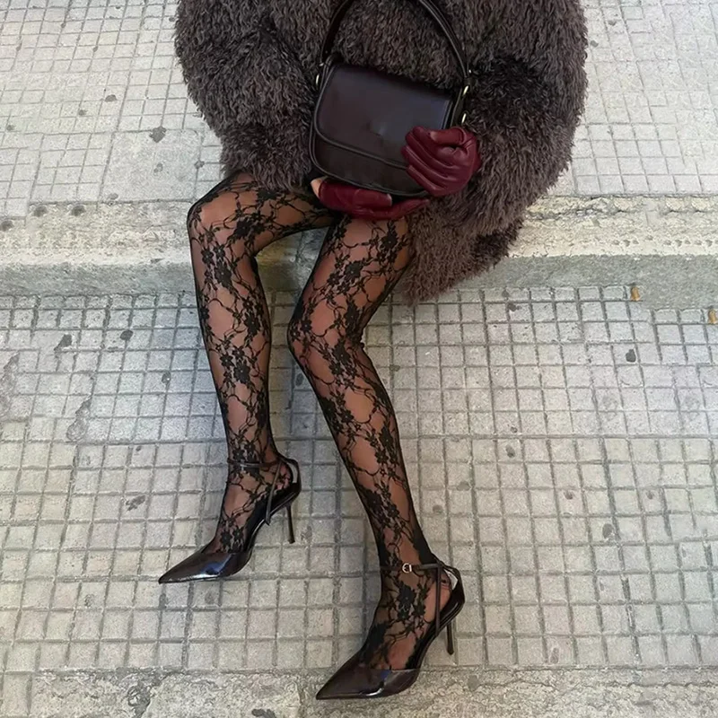 

Women's Sexy Slim Pantyhose Solid Color Retro Super Stretch Tights Spring Autumn Winter Leggings Stockings Sexy Pantyhose