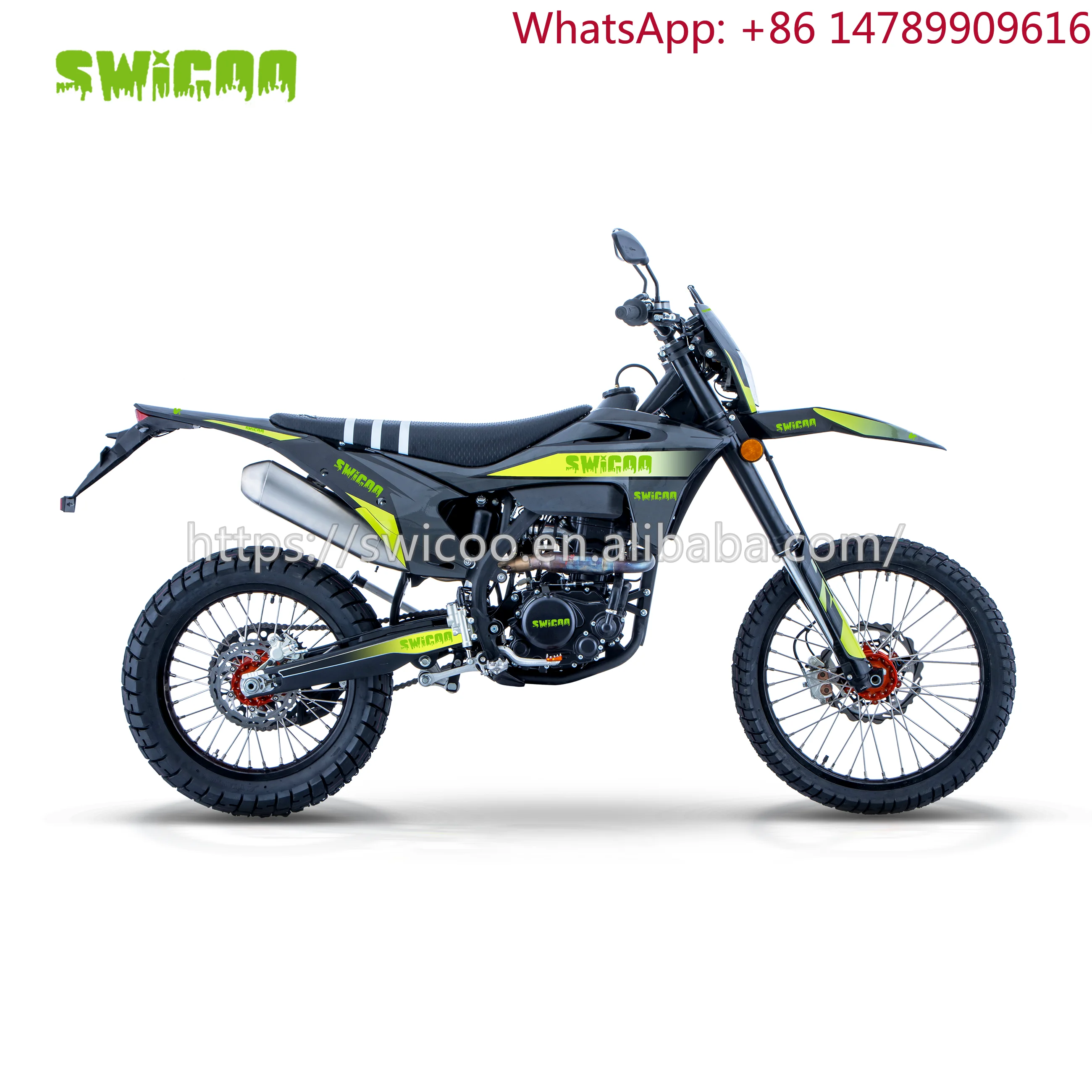 Mini MotoKids MotoSWICOO High Performance 125cc ZONGSHEN ZY 125 EFI Engine Dirt Bike Motocross 21/18 Tires Off Road MotorcycleLi
