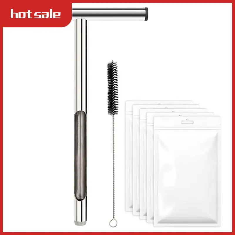 

1 Set Soil Sample Probe Soil Probes For Soil Sampling Plant Care Lawn Garden Farm 5 Bags & 1 Brush