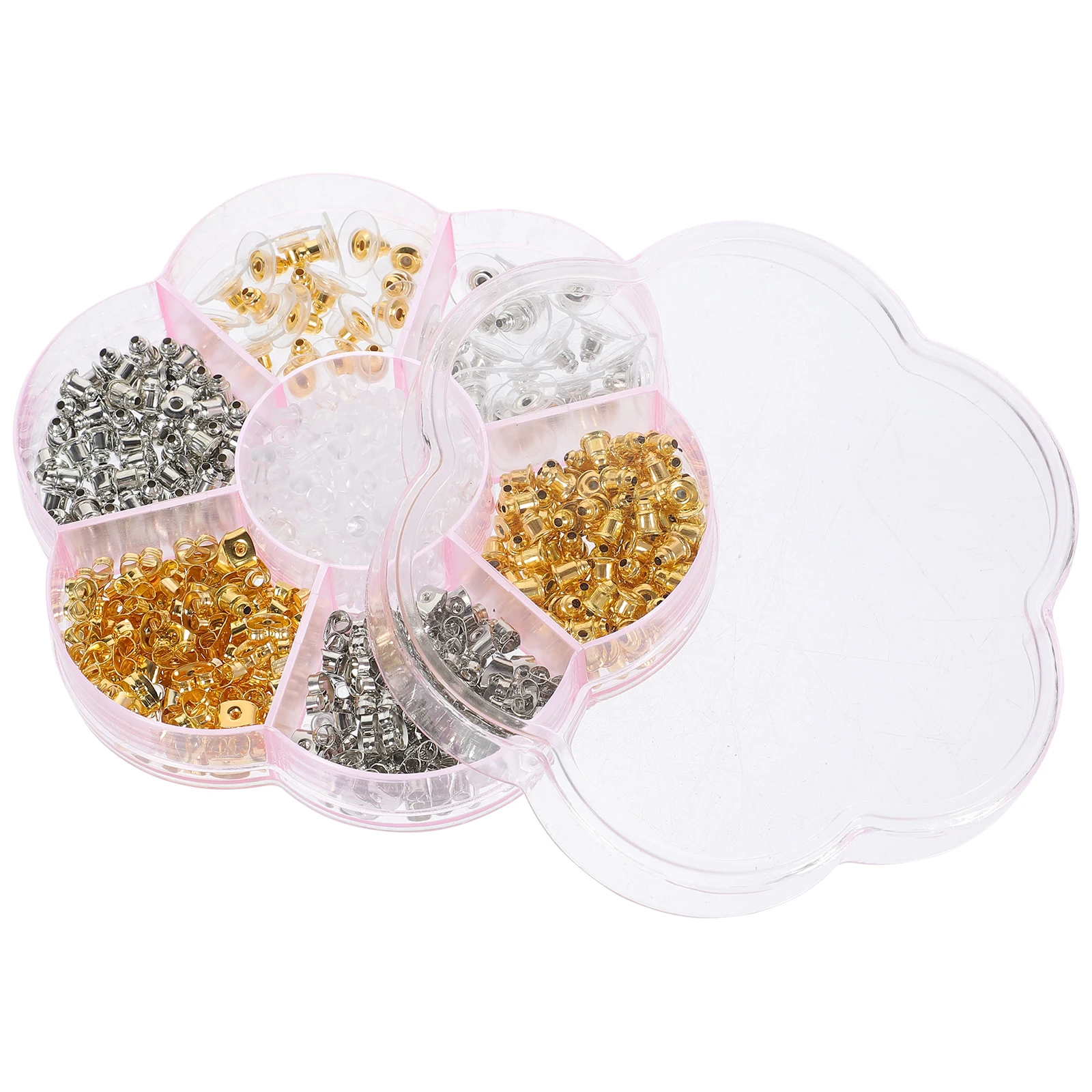 

Earring Silicone Plugs Secure Earring Backs Replacement Hooks for Jewelry Making Pierced Secure Studs Accessories