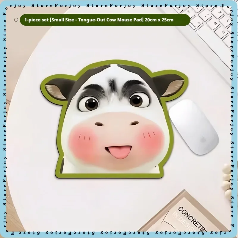 Rarra Cute Printed Mouse Pad Non Slip Portable Desk Mat For Office Home Computer Desktop Decor Accessory
