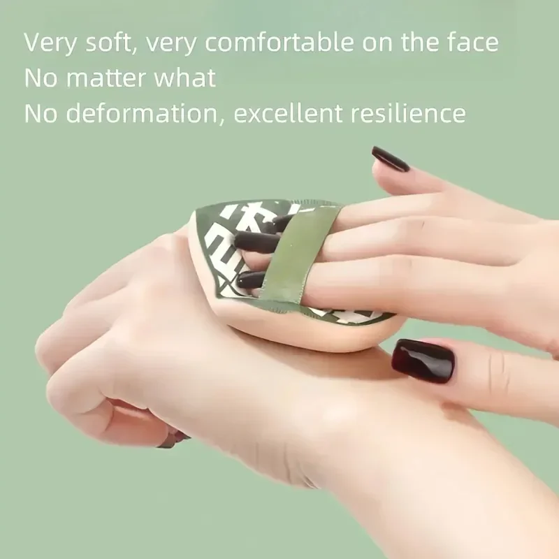 5 Stück Trocken-Nass-Make-up-Puff für den doppelten Gebrauch, Marshmallow-weicher Schwamm, Air Cushion Puderquaste für das tägliche Foundation-Make-up – Detail 3