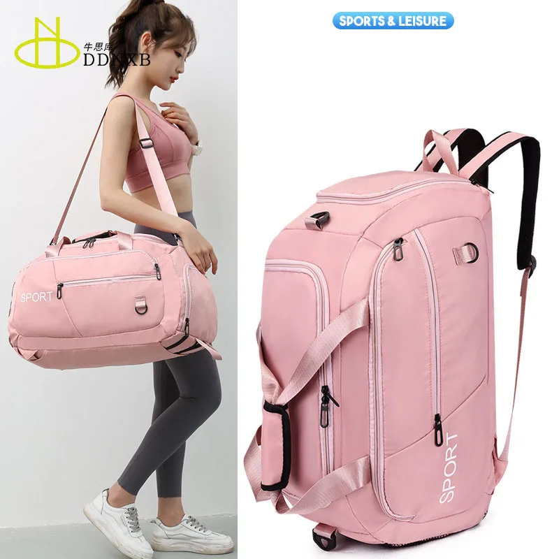 Fashionable Large-Capacity Fitness Bag, One-Shoulder Portable Outdoor Travel Bag, Double Shoulder Short-Distance Travel Bag